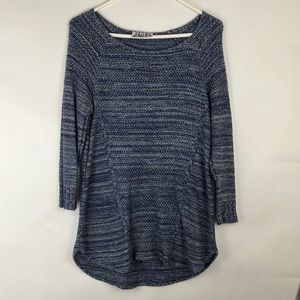 212 New York long sleeve lightweight SOFT sweater blue M